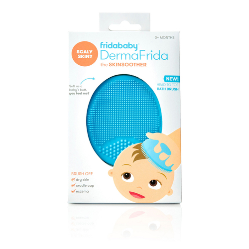 Frida Baby/Infant Toddler Grooming Head to Toe Bath Brush 0m+ - Blue