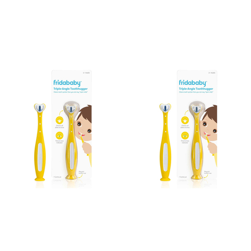 2PK Frida Baby/Infant Toddler Grooming Triple Angle Toothhugger 2y+