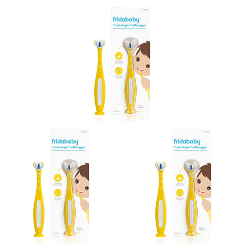 3PK Frida Baby/Infant Toddler Grooming Triple Angle Toothhugger 2y+