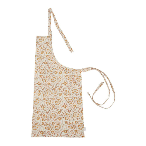 Belle Sorento Floral Cotton Kitchen Dining Apron 92x85cm Yellow