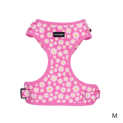 Splosh Frank Barker M Pink Daisies Dog Harness Adjustable 20cm