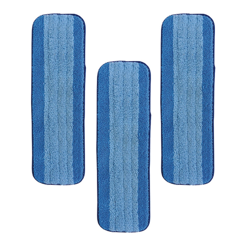 3pc Bona Tripple Cleaning Microfibre Floor Pads For Bona Mop