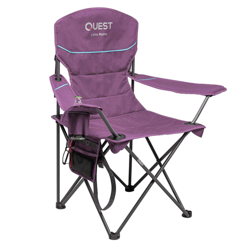 Quest Outdoors Steel Frame Little Mutha Camp Chair - Purple