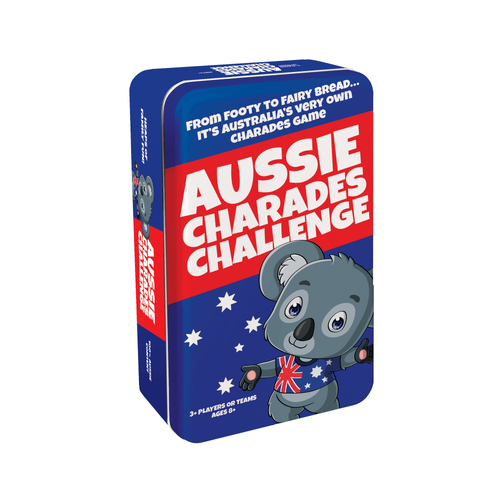 University Games Aussie Charades Challenge Tin Kids Interactive Toy 8+