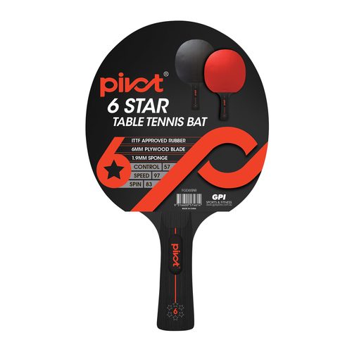 Pivot 6 Star Table Tennis Racquet Sports Equipment