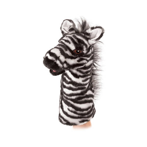 Folkmanis Zebra Stage Hand Puppet 20x33cm Kids/Children Toy 3y+