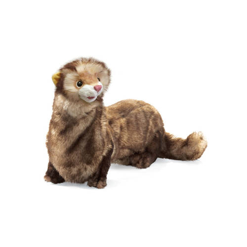 Folkmanis Ferret Hand Puppet Kids Animal Toy 64x15cm Brown 3y+