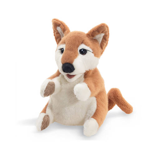 Folkmanis Shiba Inu Puppy Hand Puppet Kids/Children Toy Brown 3y+