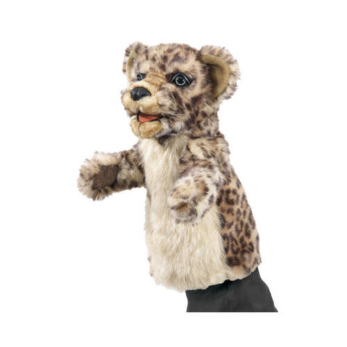 Folkmanis Leopard Cub Stage Hand Puppet 36cm Kids Toy Brown 0m+