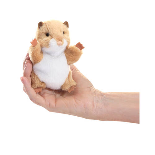 4pc Folkmanis Mini Hamster Finger Puppet Kids Toy 3y+