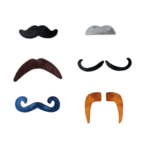 Legami Self-Adhesive Hot Moustache Set Face Costume Accessory