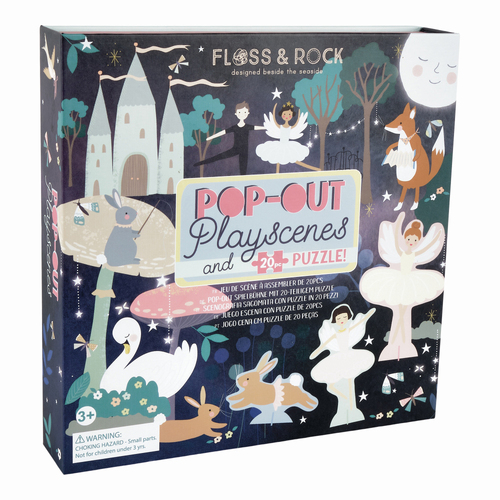  Floss & Rock Pop Out Playscene Enchanted 20cm Educational Game 3+