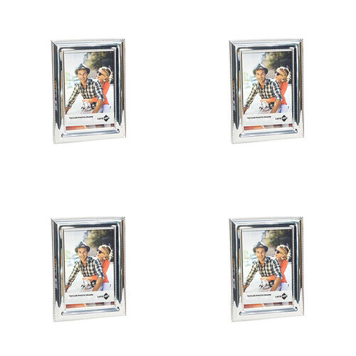 4PK Unigift Taylor Aluminium Home Photo/Picture Frame 13x18cm Assorted