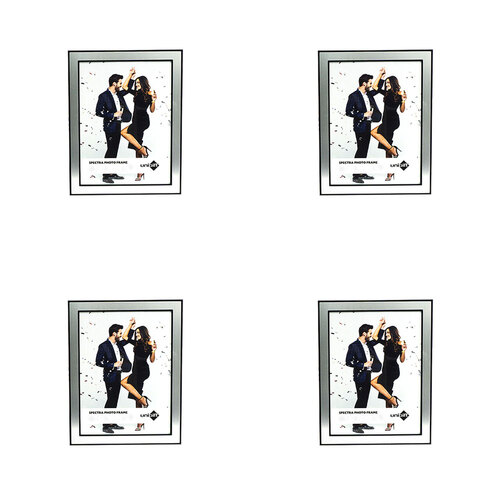 4PK Unigift Spectra Aluminium Home Photo/Picture Frame 10x15cm Assorted