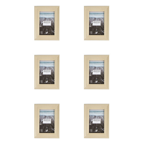 6PK Unigift Brompton Home Photo/Picture Frame 10x15cm Assorted