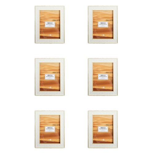 6PK Unigift Mecca Home Photo/Picture Frame 13x18cm Assorted