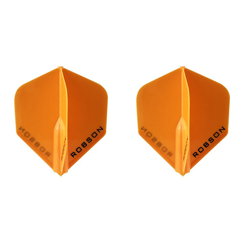 2x 3pc Robson Plus Dart Flights Standard Set - Orange