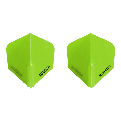 2x 3pc Robson Plus Dart Flights Standard Set - Green