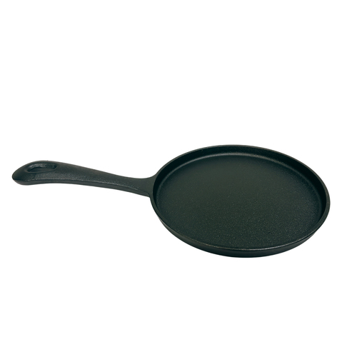 Fissman Cast Iron 20cm Crepe Pan Non-Stick - Black