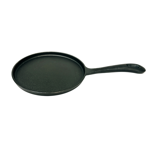 Fissman Cast Iron 22cm Crepe Pan Non-Stick - Black