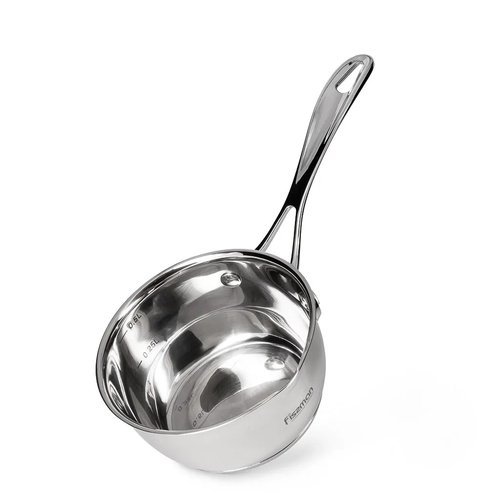 Fissman Stainless Steel Kitchen Cooking Sauce Pan 0.6L 12x6cm