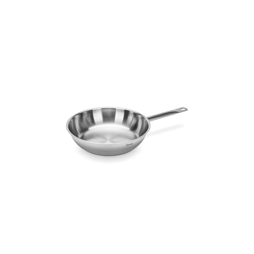 Fissman Stainless Steel 24cm Frying Pan Round - Silver