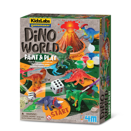 4M Kidzlabs Gamemaker Dino World Paint & Play Kids Toy 5y+