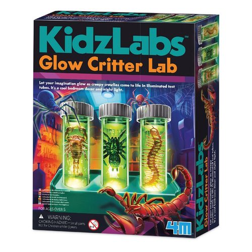 4M KidzLabs Glow Critter Lab Kids/Children Science Toy 5+