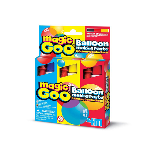 3pc 4M Magic Goo Balloon Making Paste Kids/Children Toy 3+