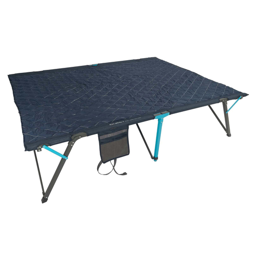 Quest Outdoors Steel Frame Fast Bed XC Queen 150 Camp Stretcher - Blue