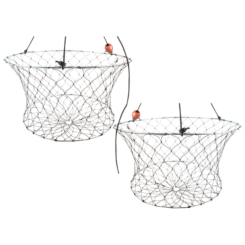 2PK Fishteck Net Crab Camping Outdoors 60cm All Mesh 4.3C