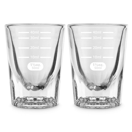 2PK Final Touch Measured Shot Glass Home Kitchen Barware