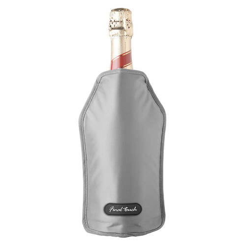 Final Touch Nylon Wine Bottle Chiller/Cooling Sleeve – Grey