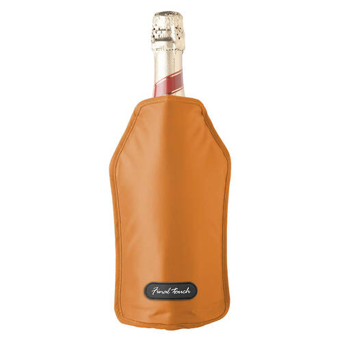 Final Touch Nylon Wine Bottle Chiller/Cooling Sleeve – Orange