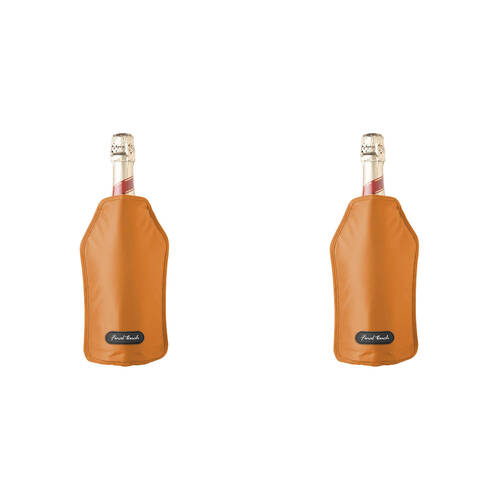 2PK Final Touch Nylon Wine Bottle Chiller/Cooling Sleeve – Orange