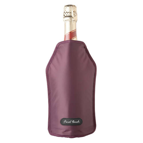 Final Touch Nylon Wine Bottle Chiller/Cooling Sleeve – Burgundy