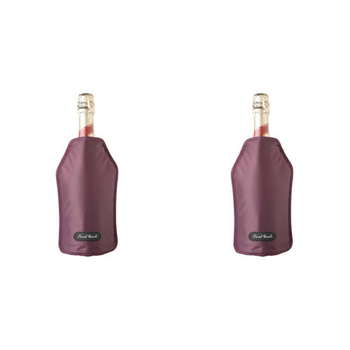 2PK Final Touch Nylon Wine Bottle Chiller/Cooling Sleeve – Burgundy