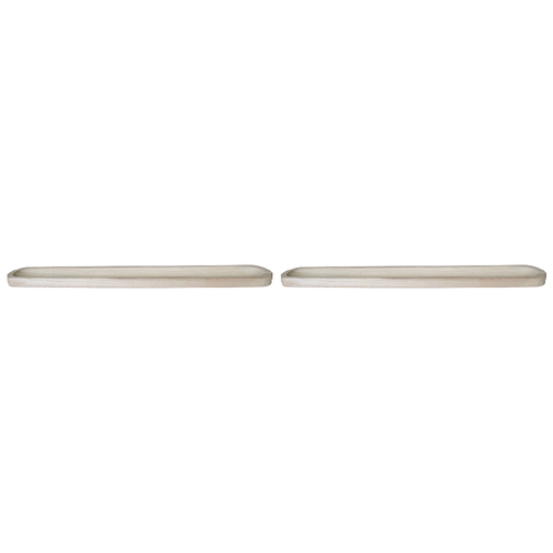 2PK LVD Wooden Long Baguette Whisper Tray 70x9.5cm - Natural