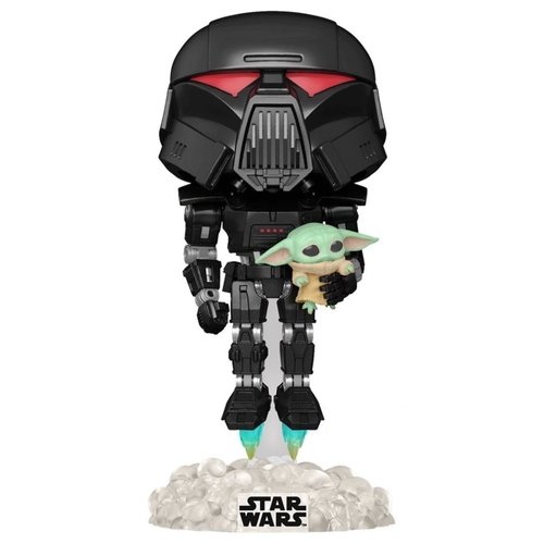 Pop! Vinyl Figurine Star Wars: The Mandalorian - Darktrooper & Child Glow RS