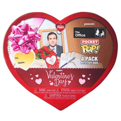 Pop! Vinyl Figurine The Office - Valentines Day Pocket 4-pack RS