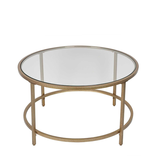 Belle Maleny Coffee Table Gold FURNITURE - TABLES