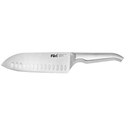 Furi Pro East/West Japanese Steel Santoku Knife Silver 17cm Blade