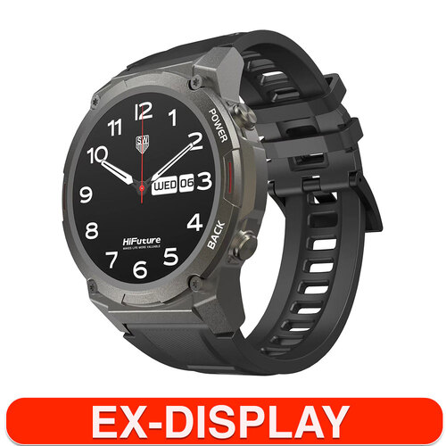 HiFuture FutureGo Mix2 AMOLED Smartwatch For Android-8/iOS-12 Raven Black