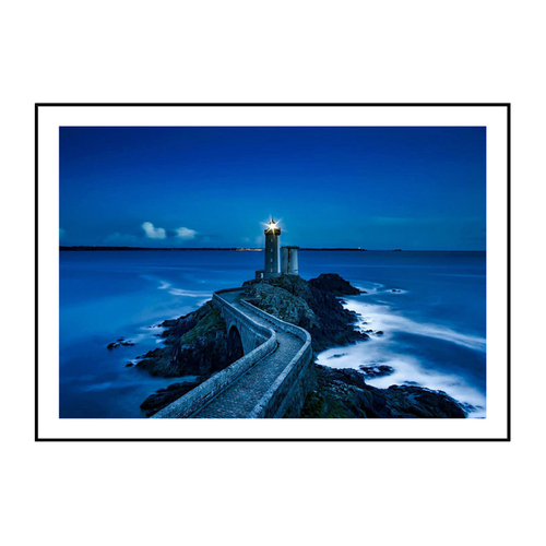 Lighthouse Framed Print Home Decor Rectangle 40x60cm Glass/Plastic