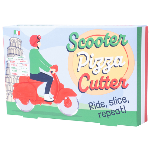 Fizz Creations Scooter Pizza Wheel Cutter/Slicer - Red