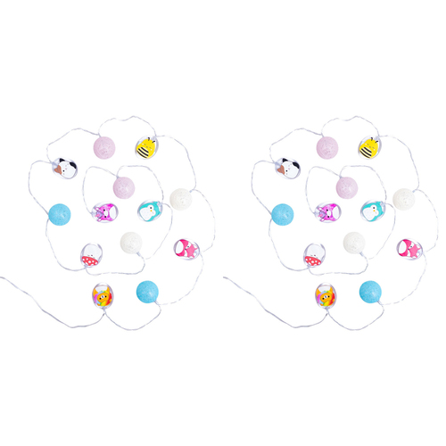 2PK Fizz Creations Squishmallows 2D String Lights Hanging Home Decor