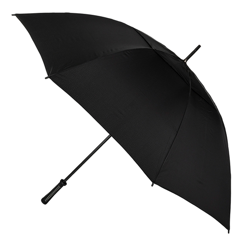 Clifton Golf Reinforced Monsoon 140cm Windproof Umbrella - Black