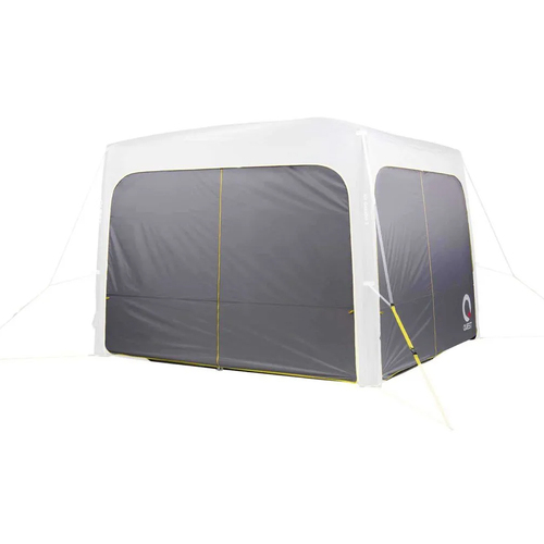 Quest 2-Solid Wall UPF50+ Gazebo Kit w/ Carry Bag - White/Grey