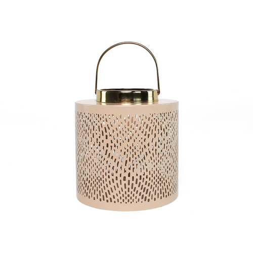 Rayell Lantern Candle Holder Muttrah Dusty Pink Small 20x20x20cm