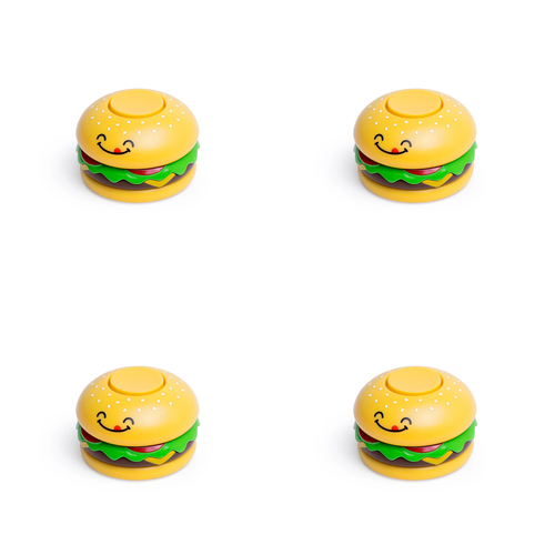 4PK Good Banana Fidget Spinner 20cm Cheeseburger Toy Kids 3y+